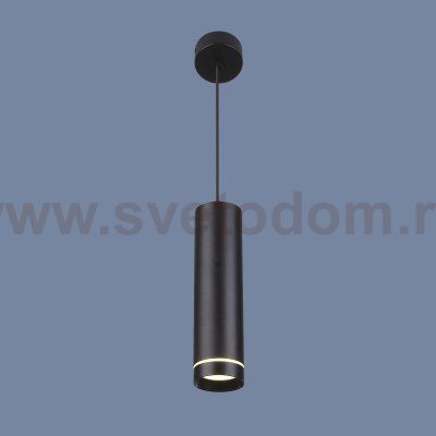 Точечный подвесной светильник Elektrostandard DLR023 12W 4200K черный матовый