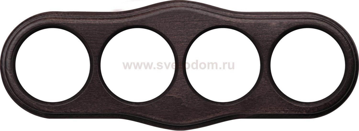 Рамка на 4 поста (венге) WL20-frame-04 Werkel