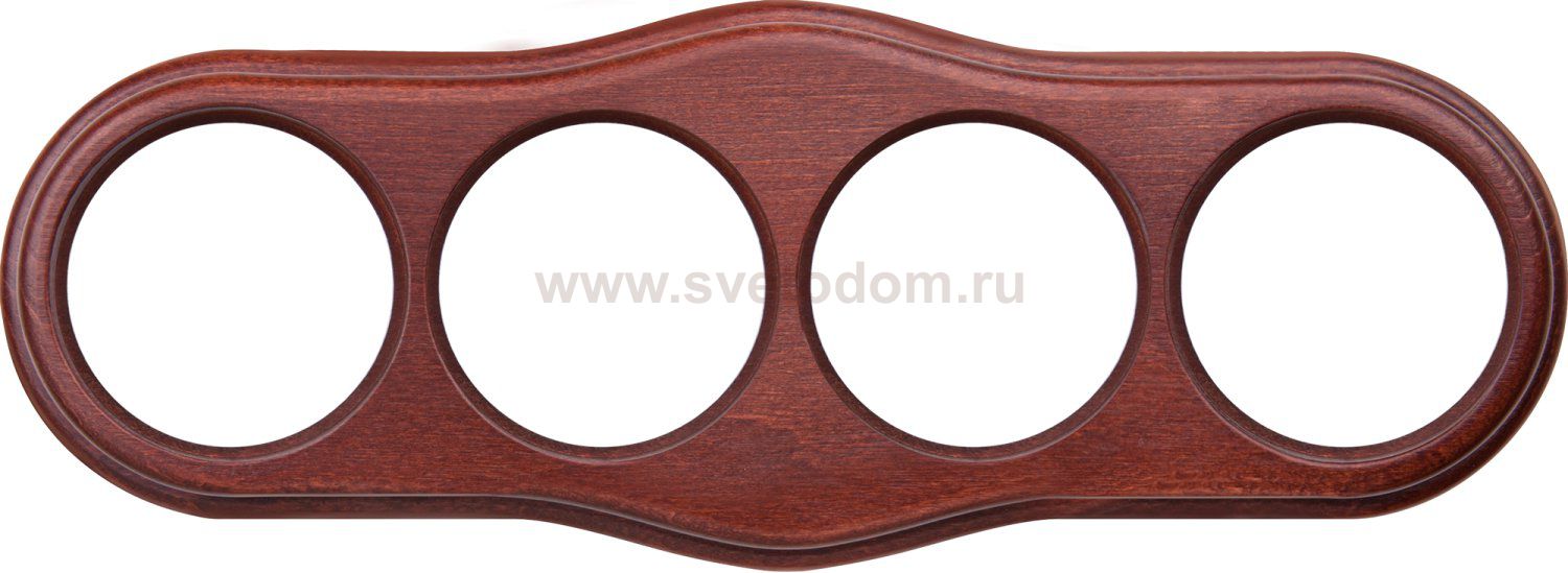 Рамка на 4 поста (итальянский орех) WL20-frame-04 Werkel