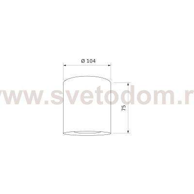 Накладной точечный светодиодный светильник DLR026 6W 4200K белый матовый Elektrostandard