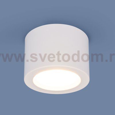 Накладной точечный светодиодный светильник DLR026 6W 4200K белый матовый Elektrostandard