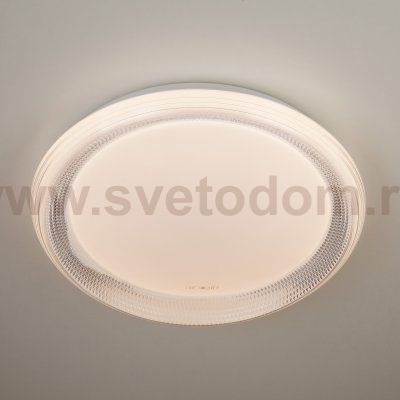 Светодиодный потолочный светильник с пду 40012/1 LED белый Eurosvet