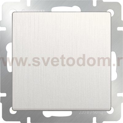 Выключатель одноклавишный (перламутровый рифленый) Werkel WL13-SW-1G