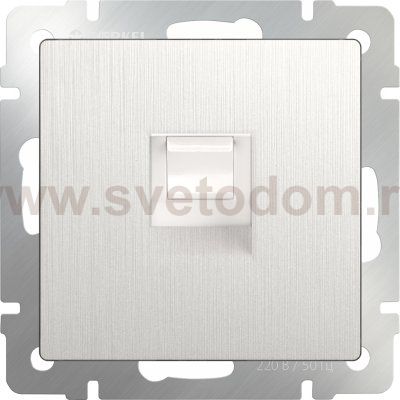 Розетка Ethernet RJ-45 (перламутровый рифленый) Werkel WL13-RJ-45