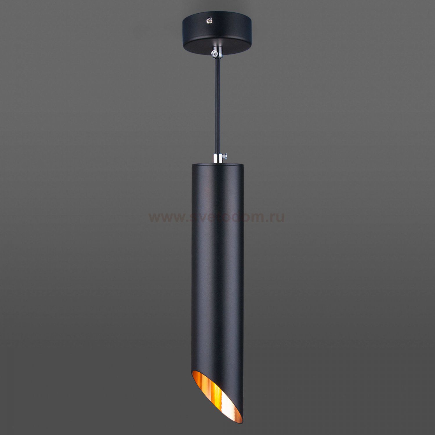 Подвесной светильник 7011 MR16 BK/GD черный/золото Elektrostandard