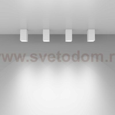 Накладной точечный светильник 1085 GU10 WH белый матовый Elektrostandard
