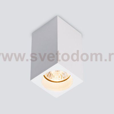 Накладной точечный светильник 1085 GU10 WH белый матовый Elektrostandard