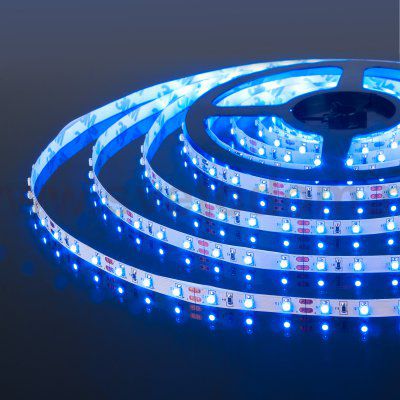 Светодиодная лента Лента светодиодная 12V 4,8W 60Led 2835 IP20 синий, 5м Elektrostandard