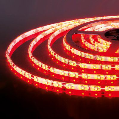 Светодиодная лента Лента светодиодная 12V 4,8W 60Led 2835 IP65 красный, 5м Elektrostandard