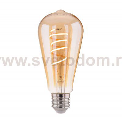 Лампа светодиодная Elektrostandard FDL 8W 3300K E27 (ST64 спираль тонированный)