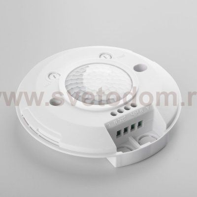 Инфракрасный датчик движения 6m 2,2-4m 2000W IP20 360° SNS-M-11 белый Elektrostandard