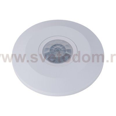 Инфракрасный датчик движения 6m 2,2-4m 2000W IP20 360° SNS-M-11 белый Elektrostandard