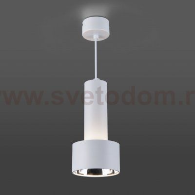 Подвесной светодиодный светильник DLR033 9W 4200K 3300 белый/хром Elektrostandard