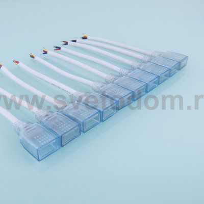 Коннектор для ленты Premium LS012 220V 5050 RGB односторонний гибкий (10 pkt) (PSL-08) Elektrostandard