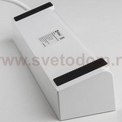 Розеточный блок 4-х местный + 3 USB белый/черный Werkel WL20-04-03