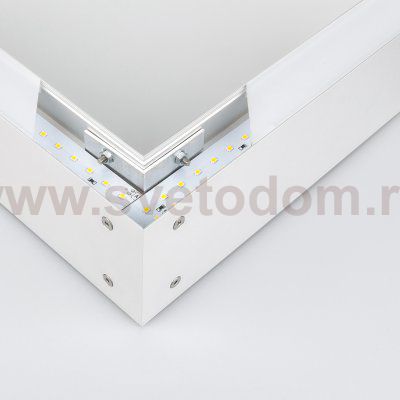 Линейный светодиодный накладной односторонний светильник 103см 20Вт 6500К матовое серебро 101-100-30-103 Elektrostandard