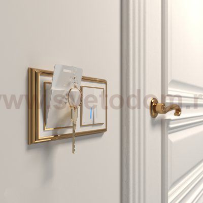 Электронный карточный выключатель (белый) WL01-01-03 Werkel