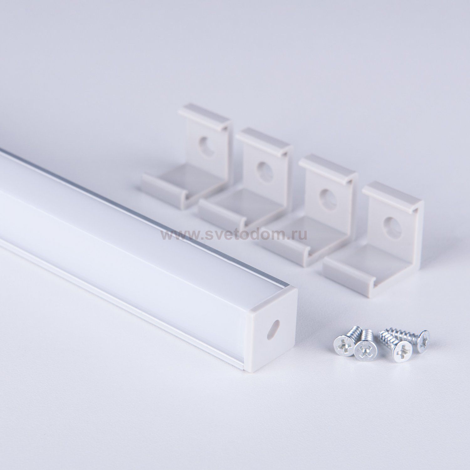 Квадратный угловой алюминиевый профиль для светодиодной ленты LL-2-ALP009 Elektrostandard