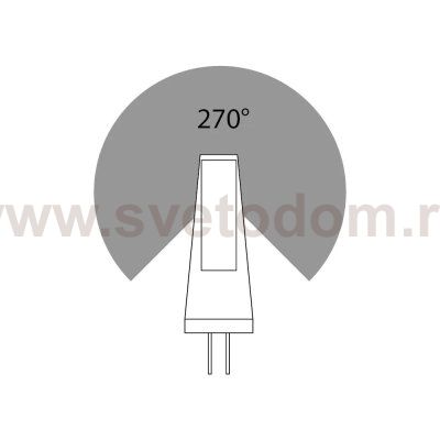 Светодиодная лампа Arte Lamp LUGO Капсульная 2.5W 240Lm 3000К G4 A0425-3K
