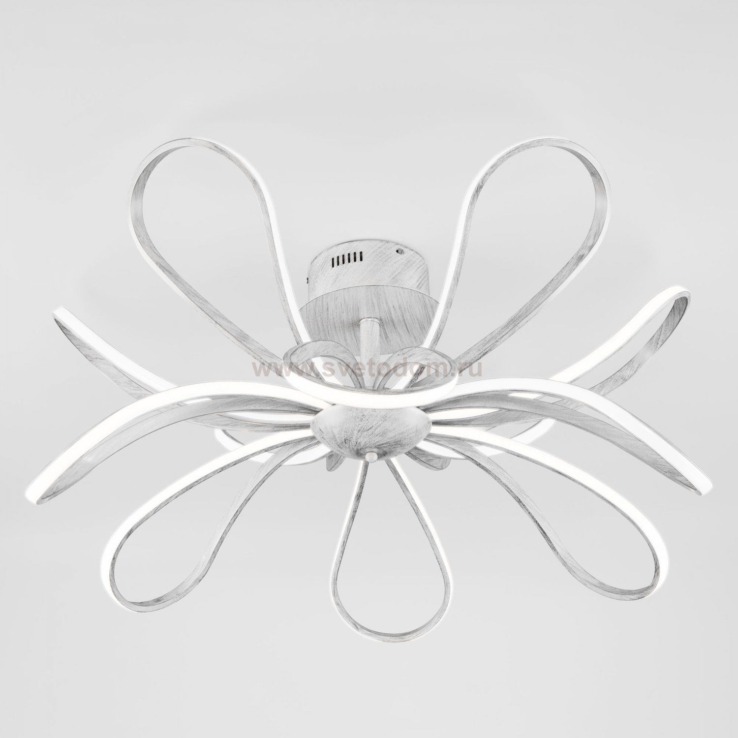 Светильник Eurosvet 90134/12 белый с серебром 85W