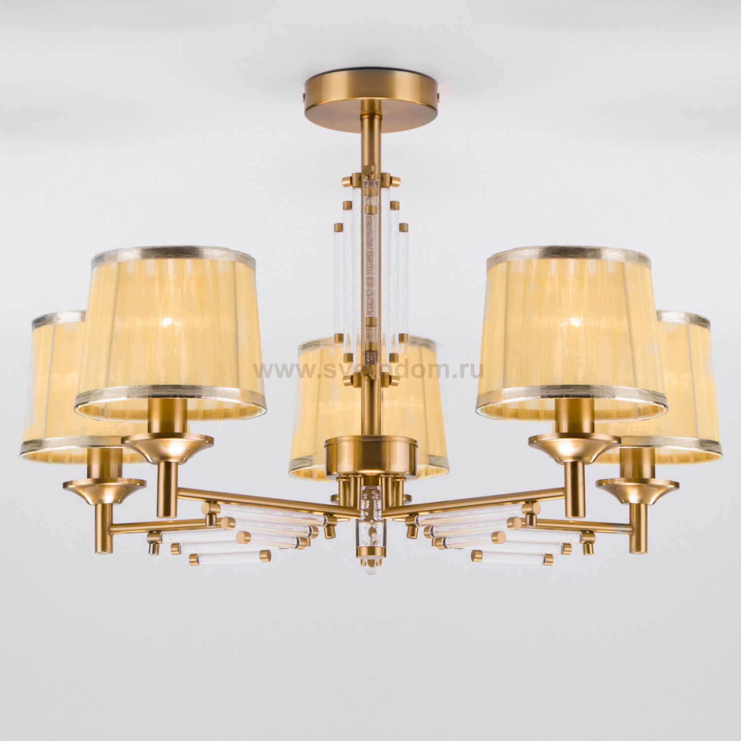 Светильник Eurosvet 60081/5 золотая бронза