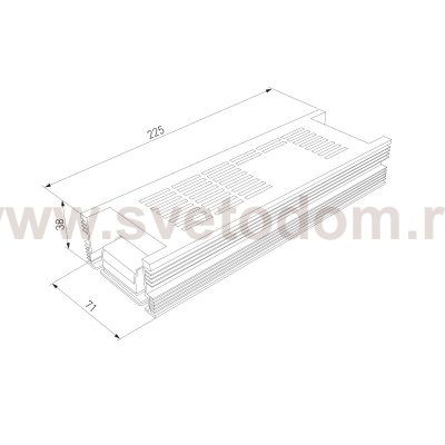 Трансформатор для светодиодной ленты 12V 250W Трансформатор 12V 250W Elektrostandard