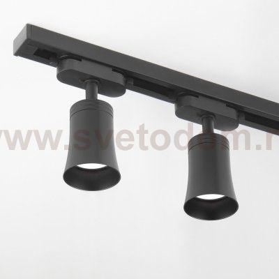 Трековый светильник для однофазного шинопровода Vetro GU10 Черный MRL 1001 Elektrostandard