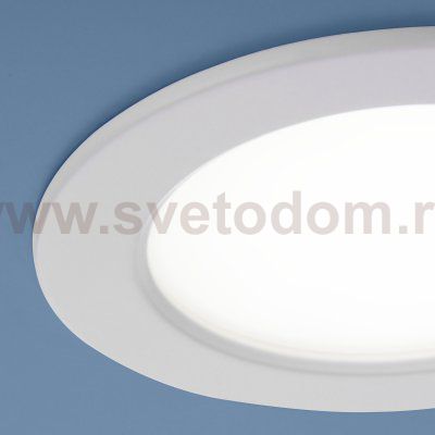 Встраиваемый точечный светодиодный светильник 9911 LED 6W WH белый Elektrostandard