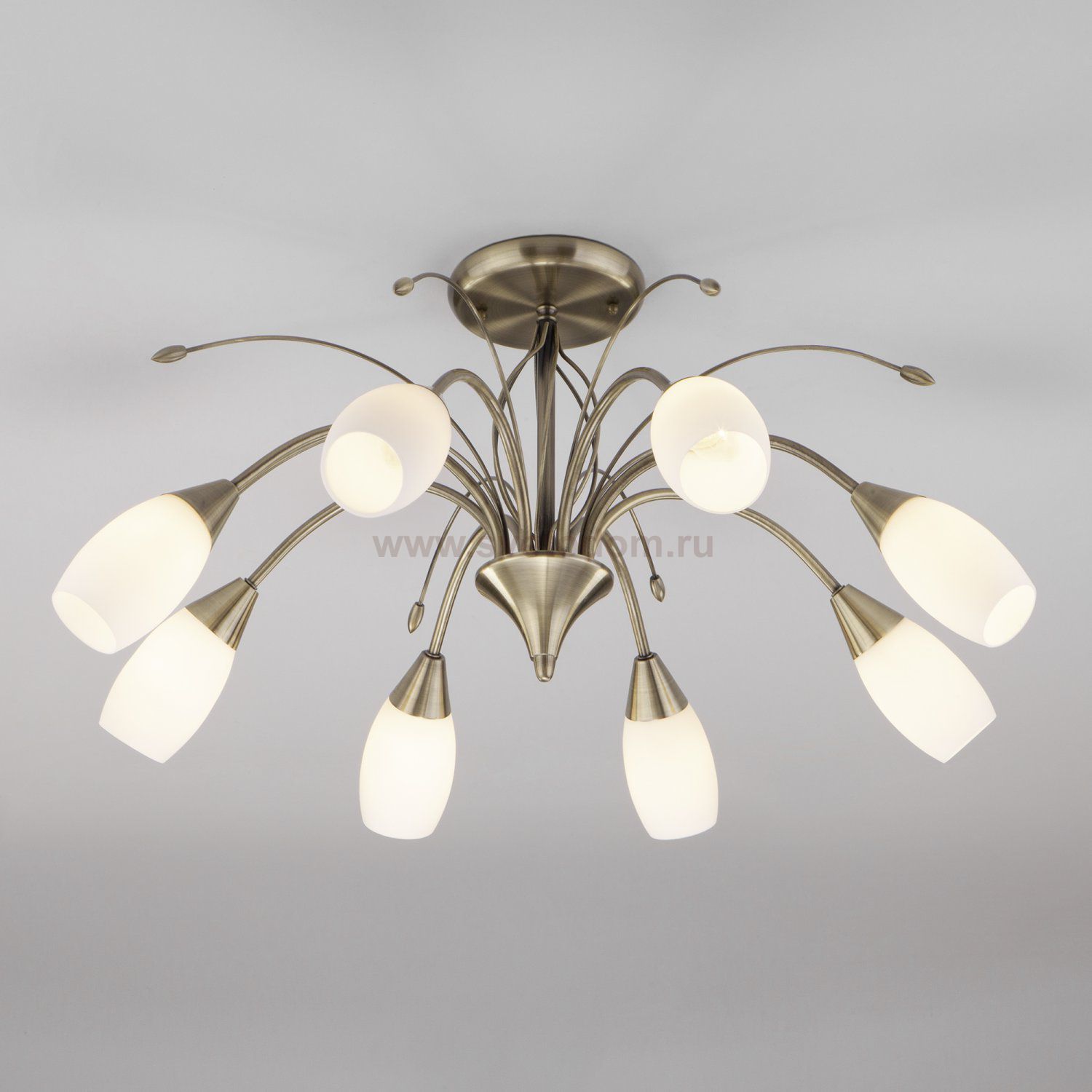 Люстра Eurosvet 30280/8 античная бронза