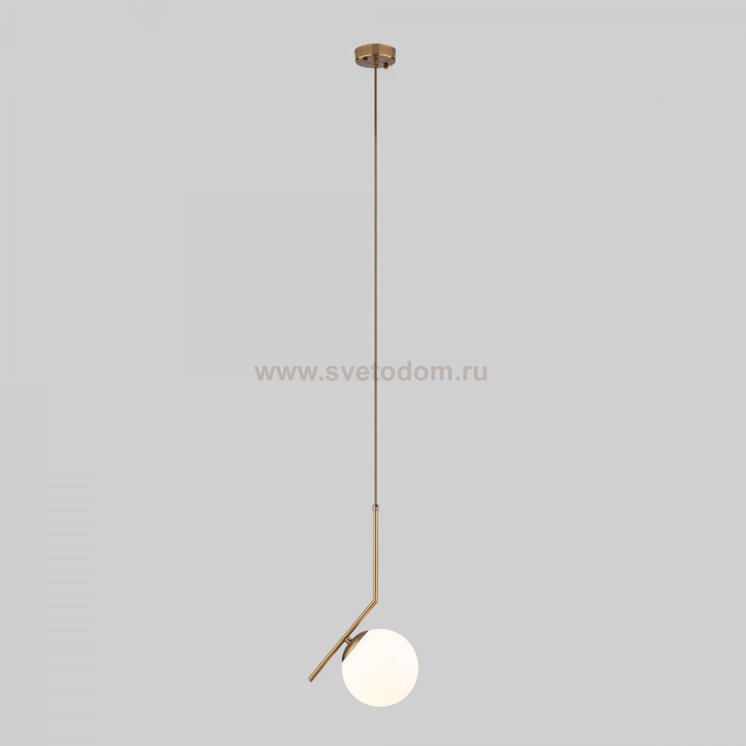 Светильник подвесной шар Eurosvet 50160/1 латунь