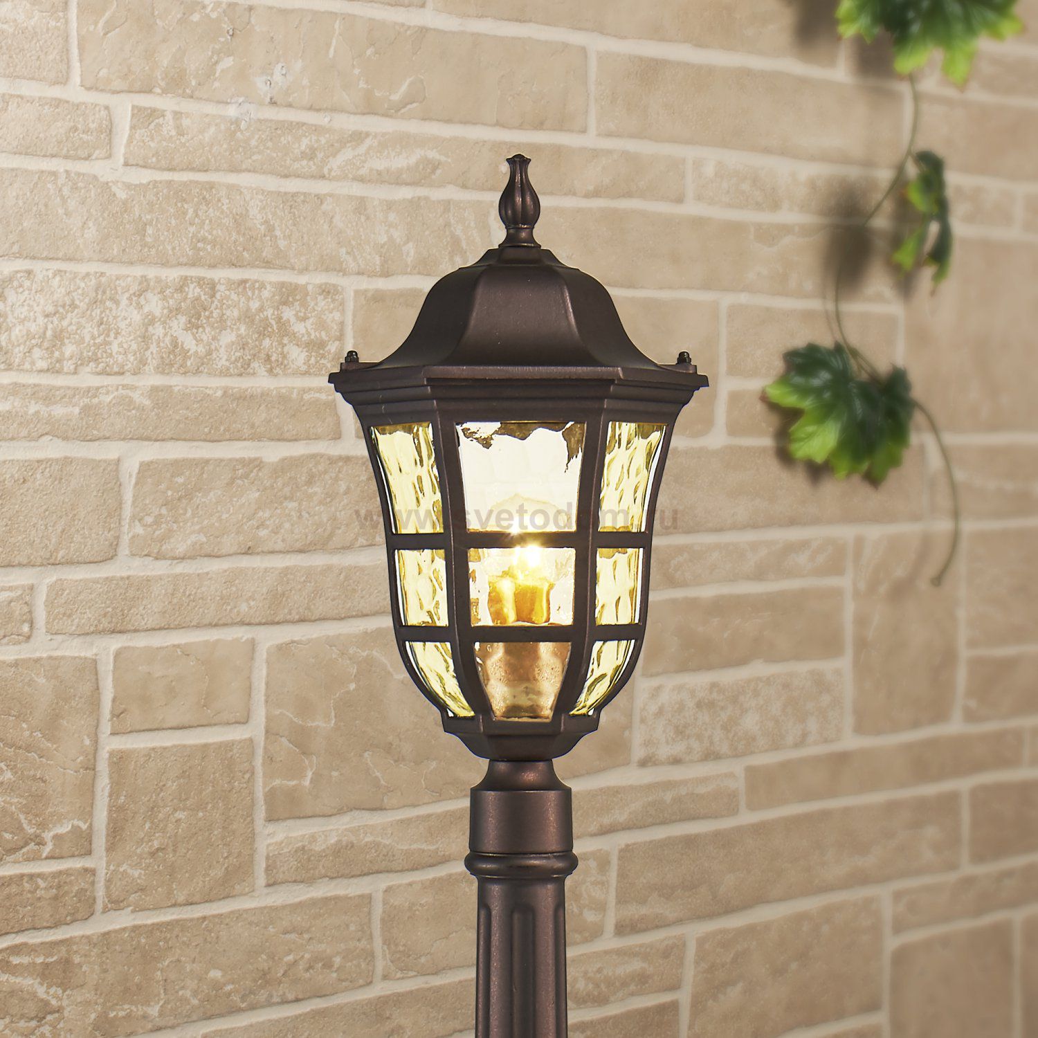 Dorado F кофейное золото уличный светильник на столбе IP44 GL 1013F Elektrostandard