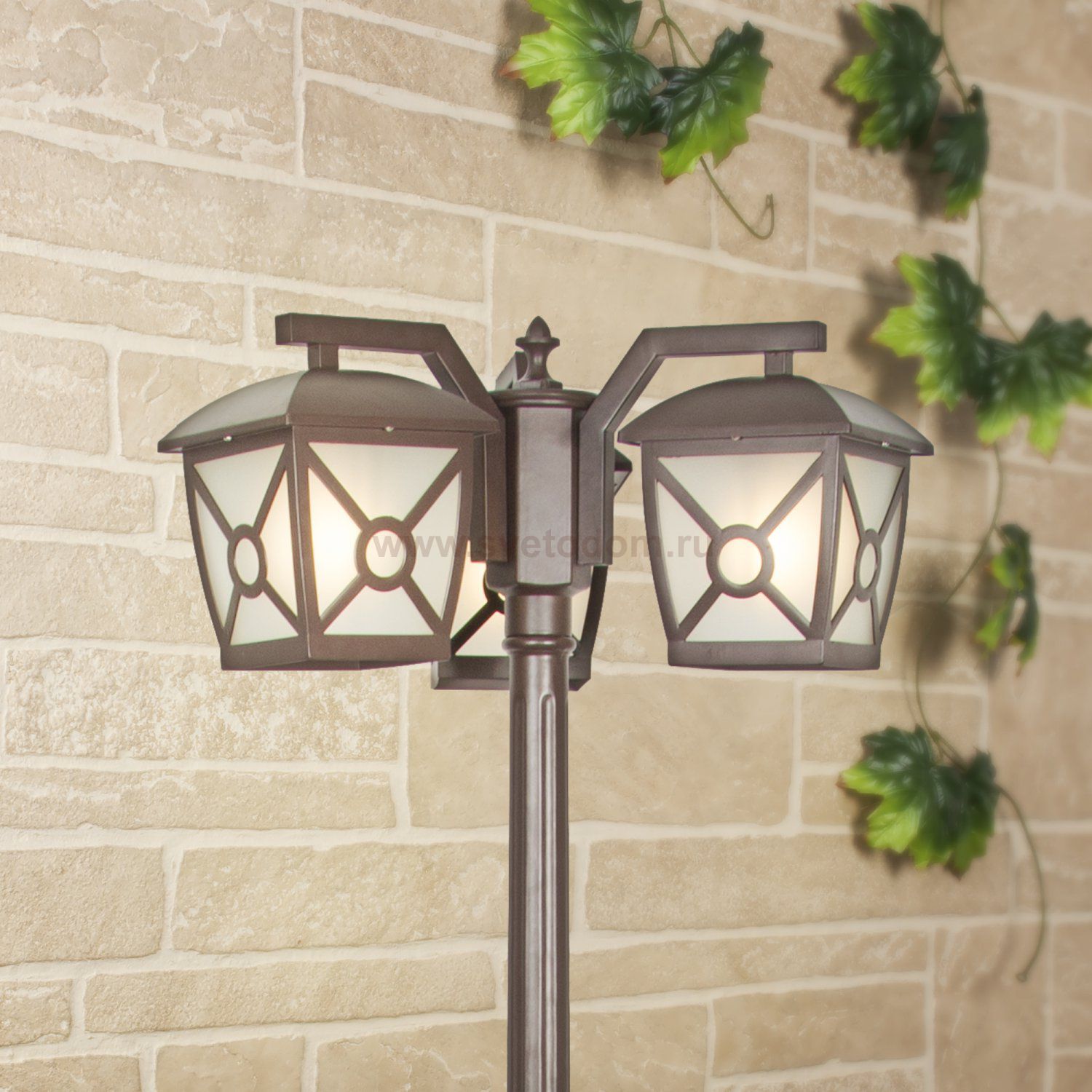 Elektrostandard Columba F/3 коричневый