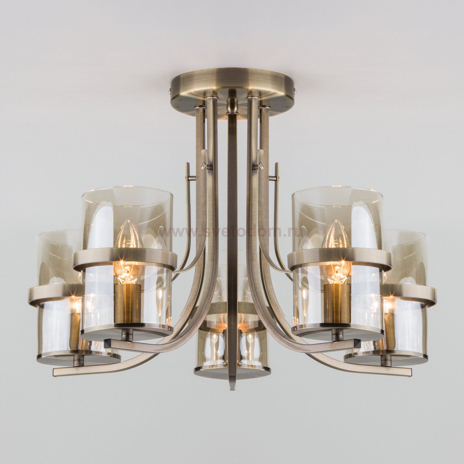 Светильник Eurosvet 60085/5 античная бронза