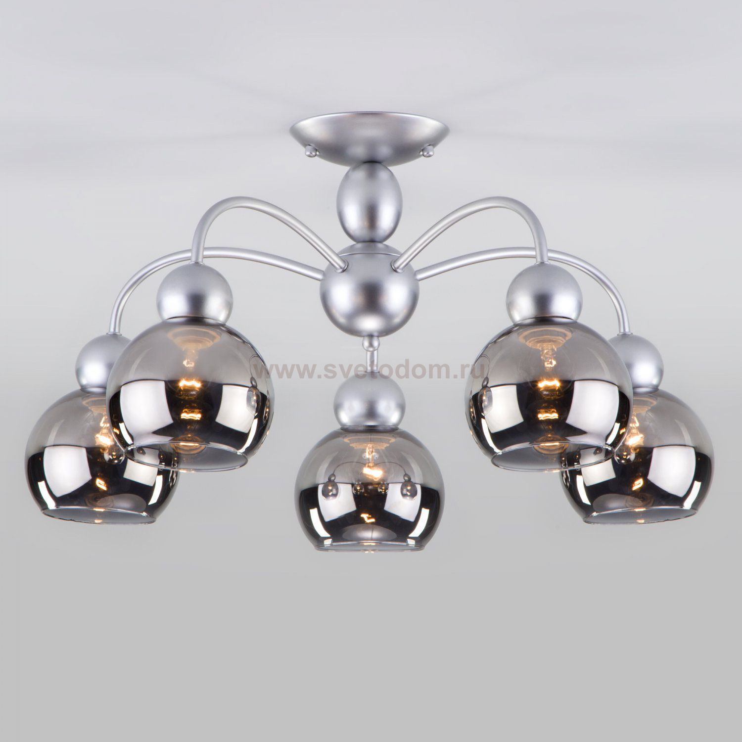 Светильник Eurosvet 30148/5 серебро