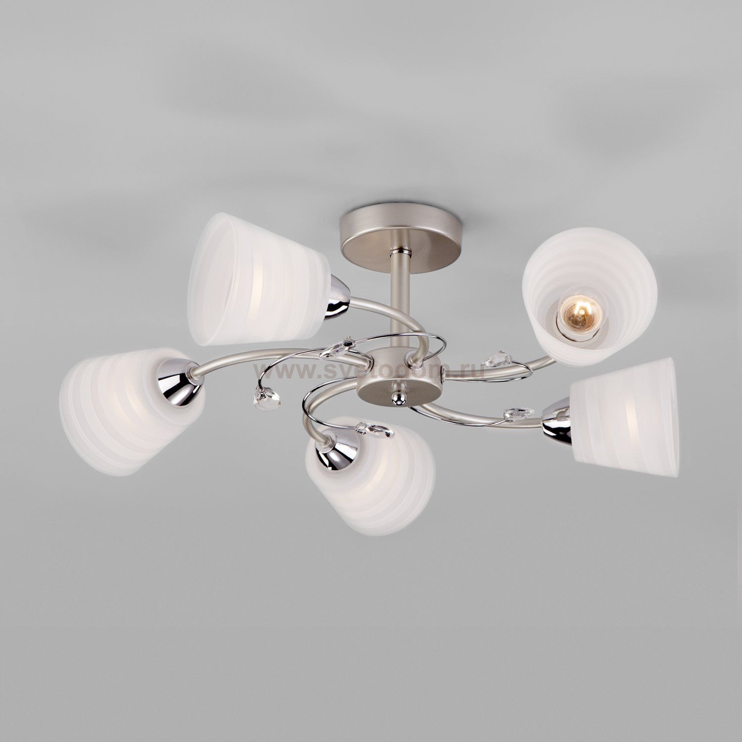 Светильник Eurosvet 30147/5 перламутровое золото