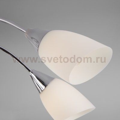 Плафон стекло белый матовый со скосом 100*150мм Е27 (43мм посадка) Евро 30149 Ellene