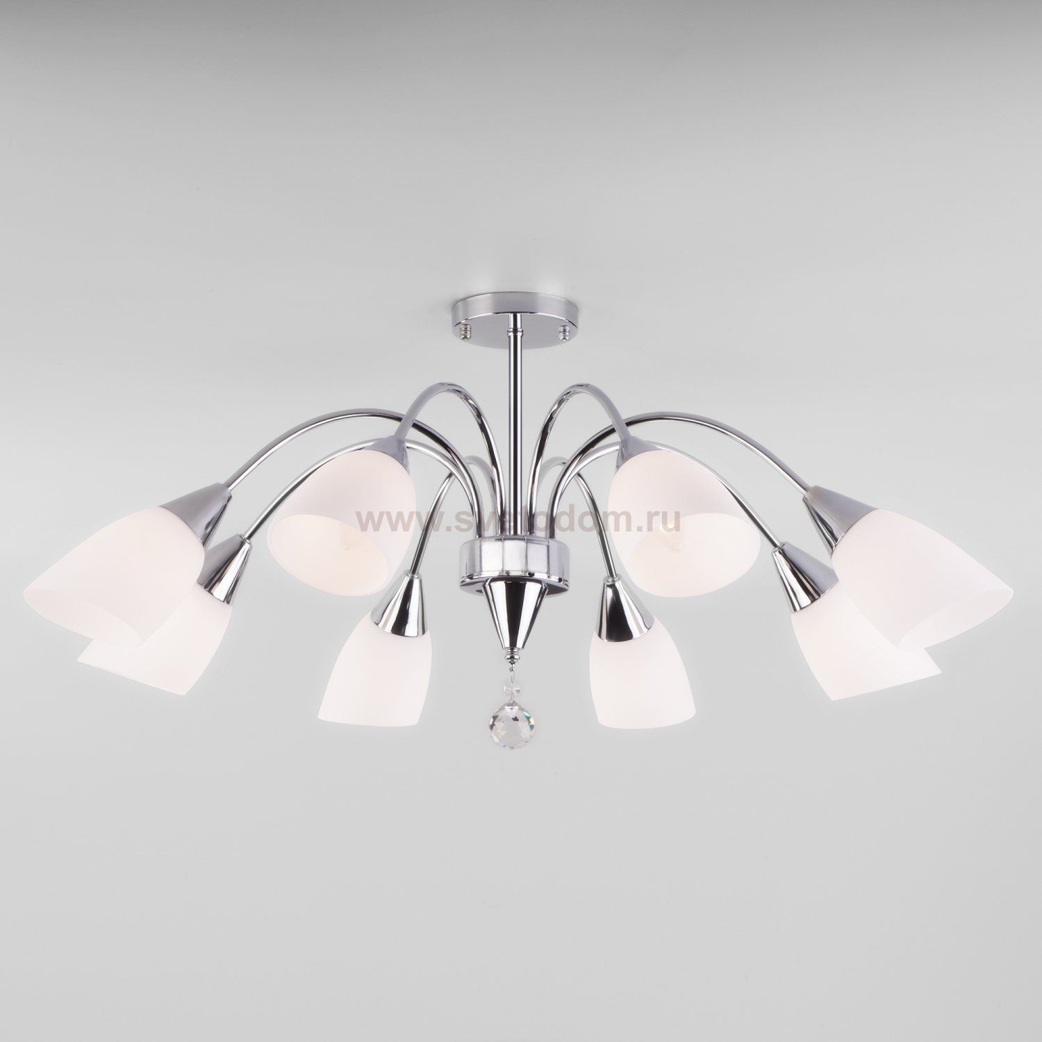 Люстра потолочная Eurosvet 30149/8 Ellene хром