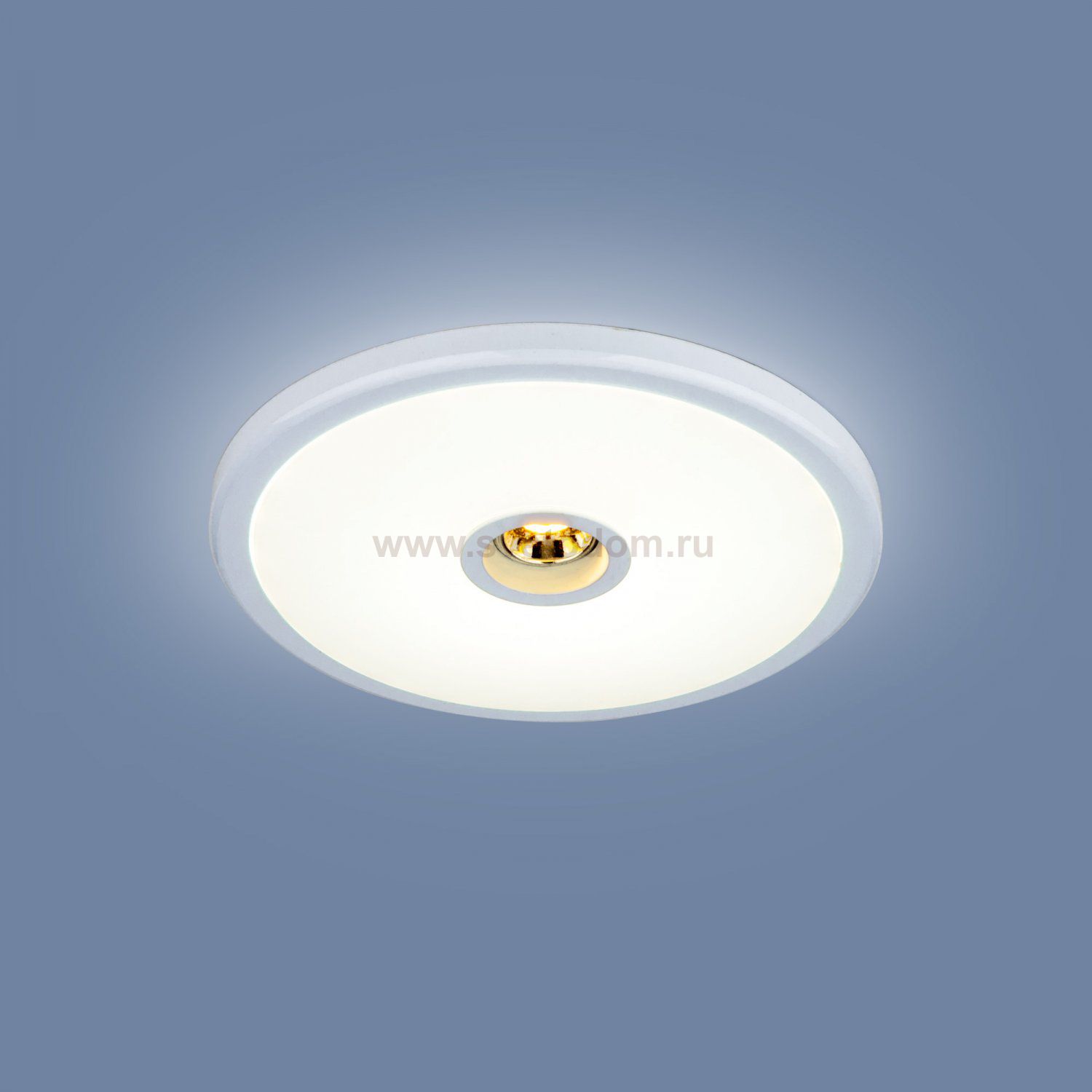 Встраиваемый точечный светодиодный светильник 9912 LED 6+4W WH белый Elektrostandard