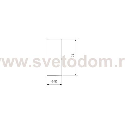 Накладной акцентный светильник DLN101 GU10 WH белый Elektrostandard