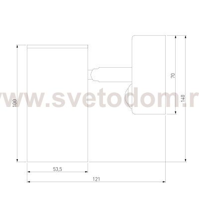 Настенный светильник Rutero GU10 SW MRL 1003 белый Elektrostandard