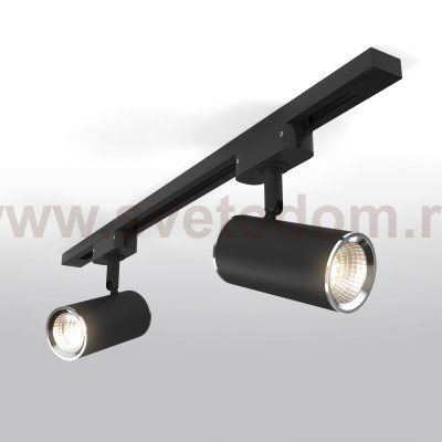 Трековый светильник Rutero GU10 Черный (MRL 1002) однофазный Elektrostandard