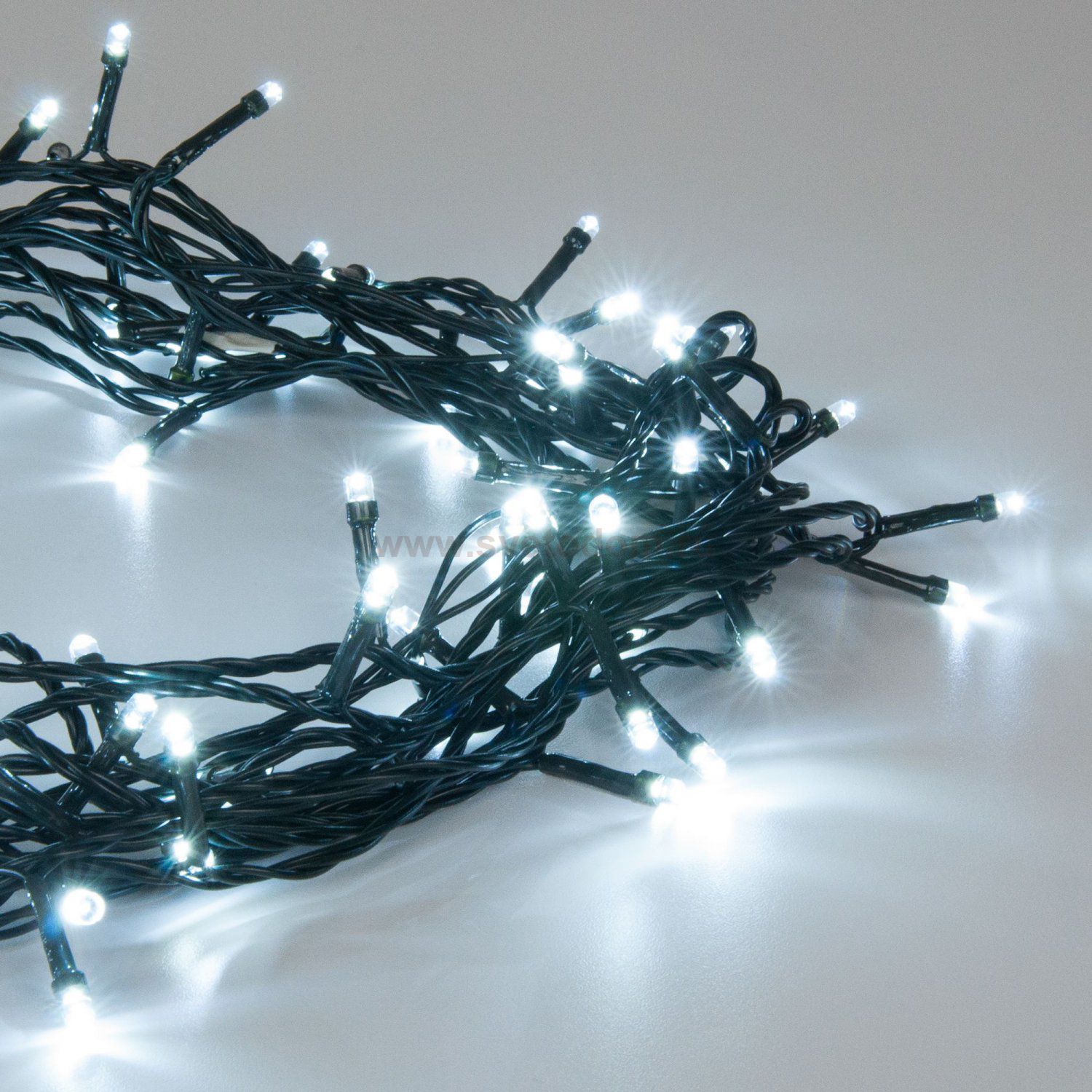 Праздничная гирлянда нить белый 5м IP20 400-001 Eurosvet