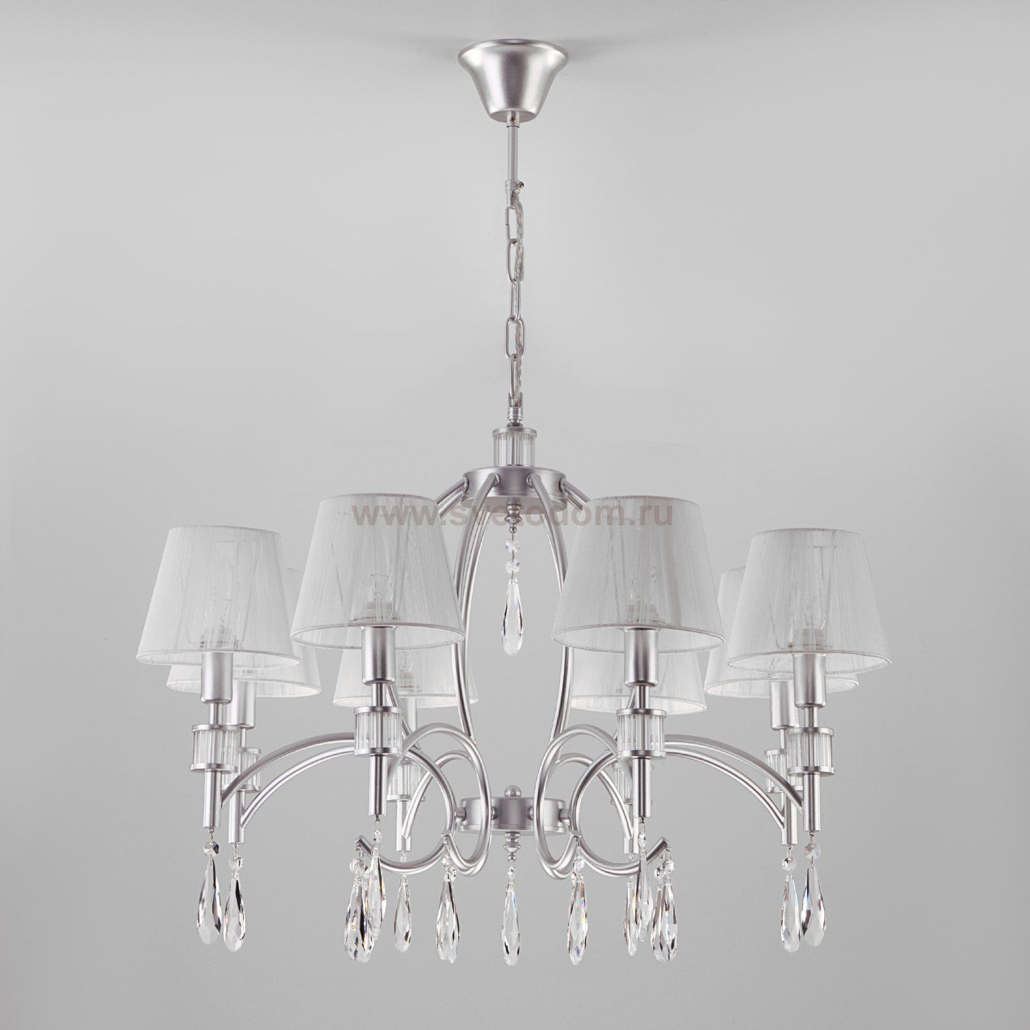 Светильник Eurosvet 60092/8 серебро