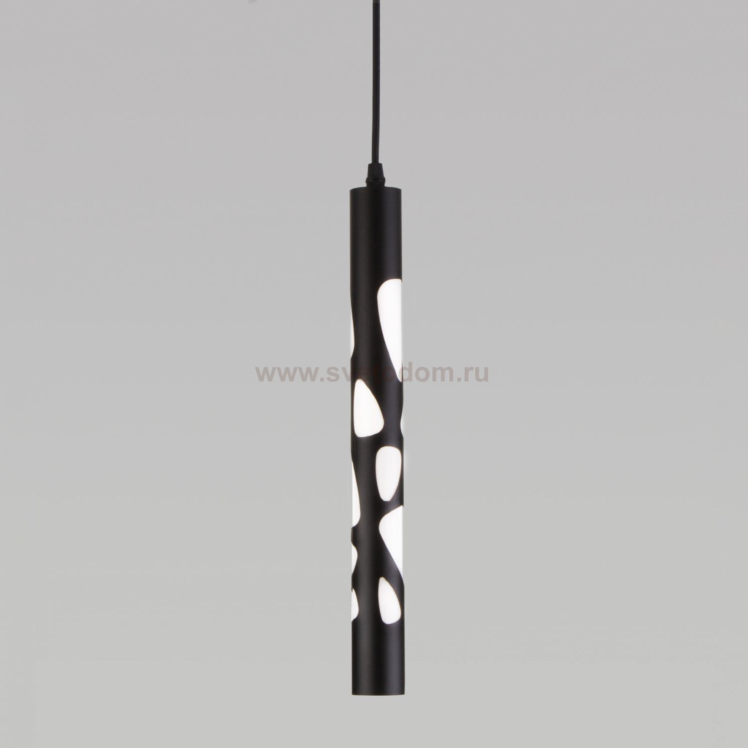 Подвесной светодиодный светильник DLR037 12W 4200K черный матовый Elektrostandard