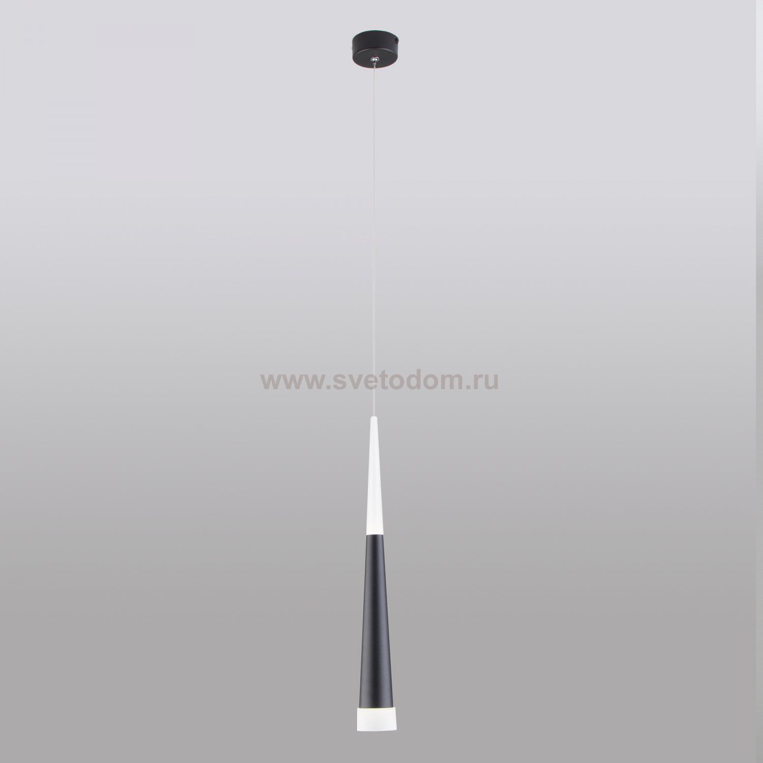 Подвесной светодиодный светильник DLR038 7+1W 4200K черный матовый Elektrostandard