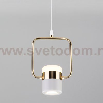 Светильник Eurosvet 50165/1 LED золото/белый 9W