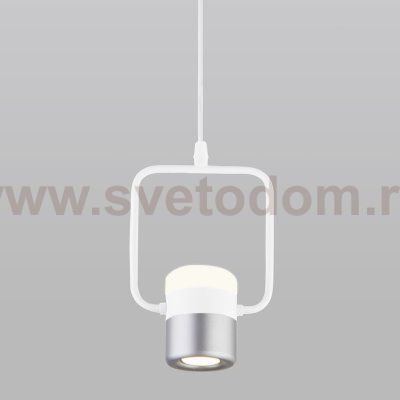 Светильник Eurosvet 50165/1 LED белый/серебро 9W