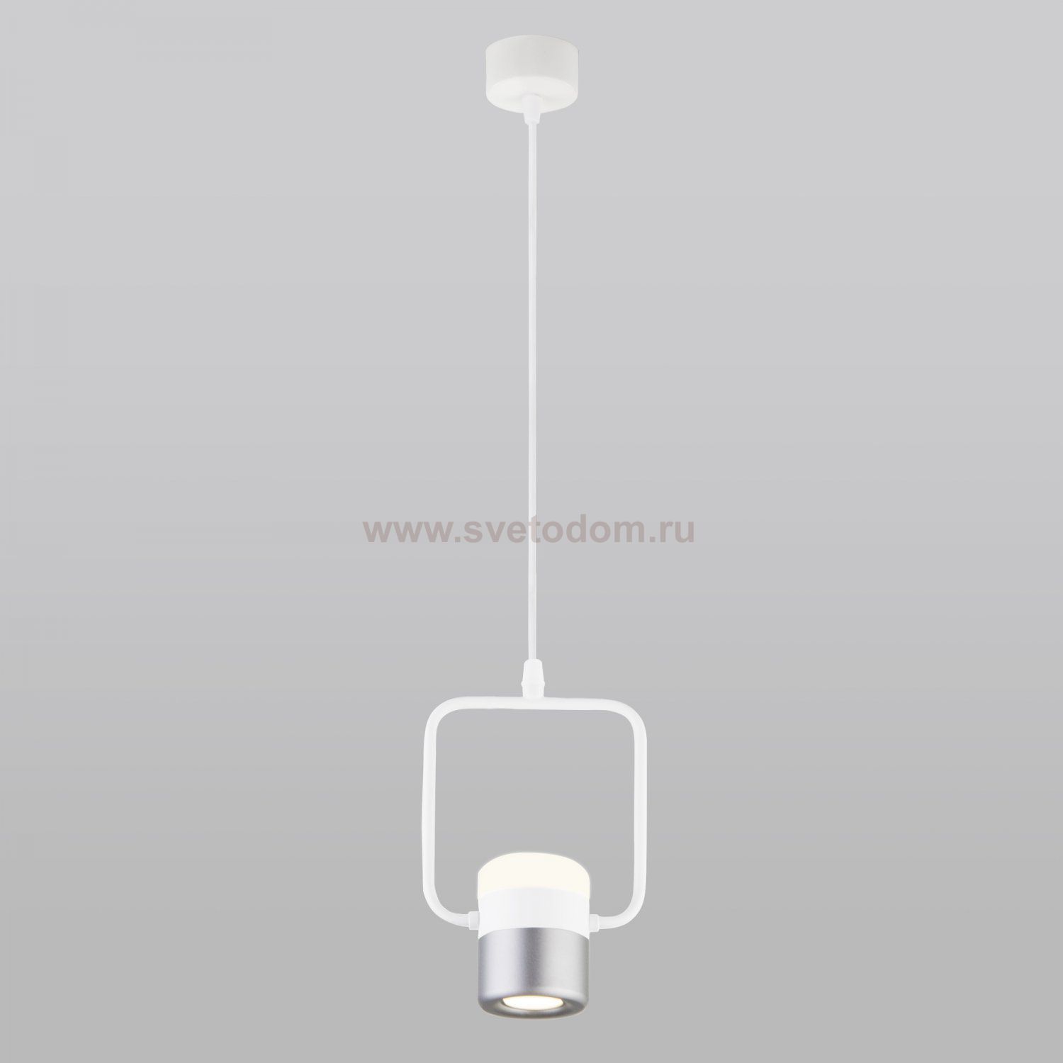 Светильник Eurosvet 50165/1 LED белый/серебро 9W