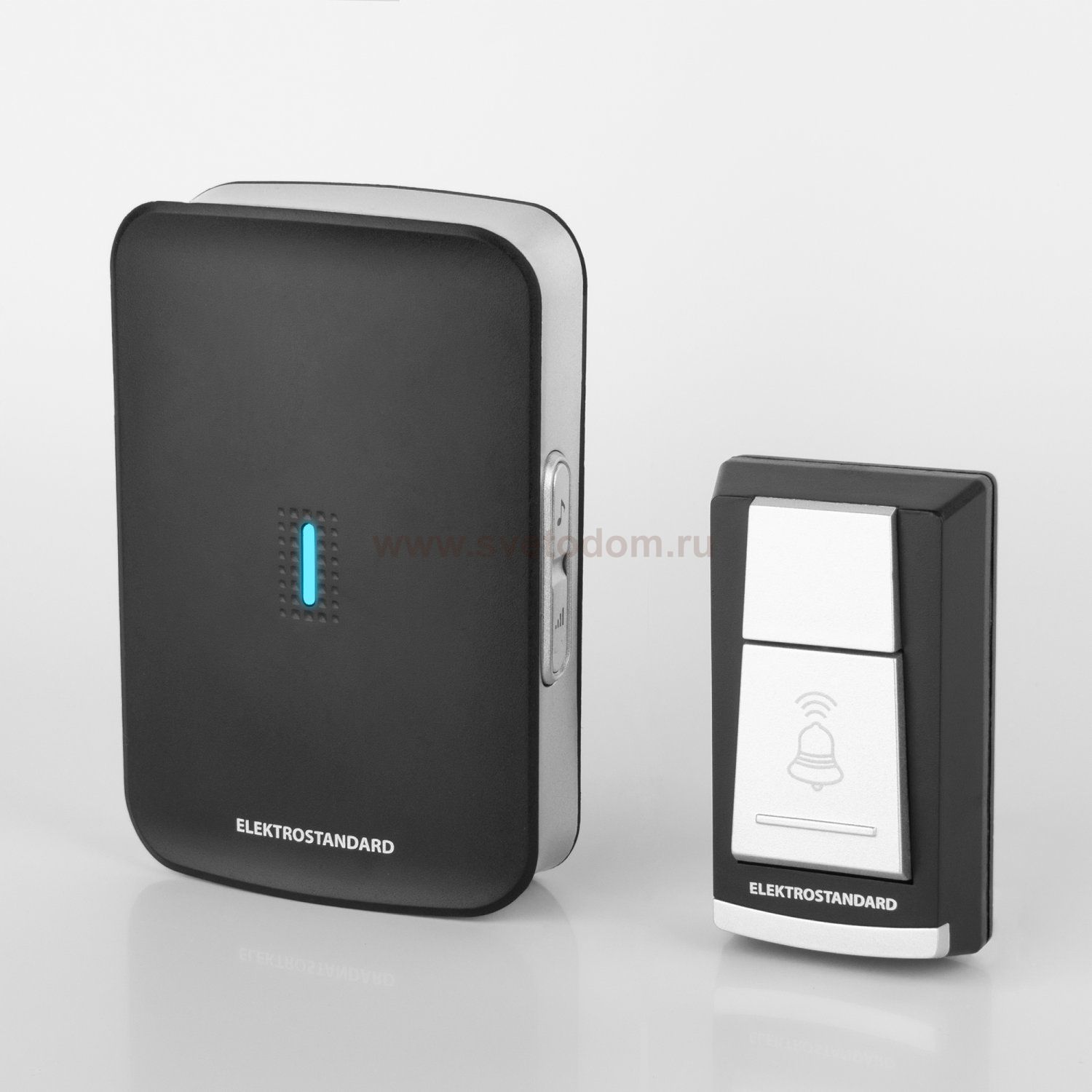 Звонок беспроводной 36M IP44 DBQ19M WL черный Elektrostandard