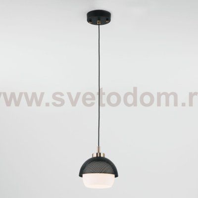 Люстра Eurosvet 50106/1 черный Nocciola